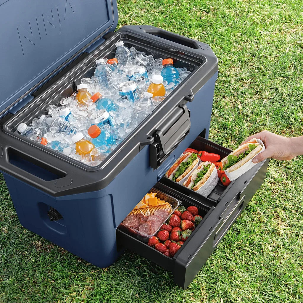 🛒Ninja FrostVault 47L Hard Cooler with Dry Zone（Some colors are out of stock）