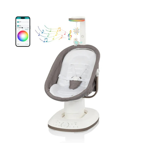Dual-Mode Auto Motion Infant Swing & Cozy Soothing Nest Rocker